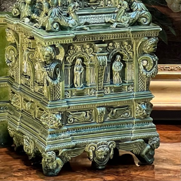 Maquette de poêle en faïence XIX ème – Image 4