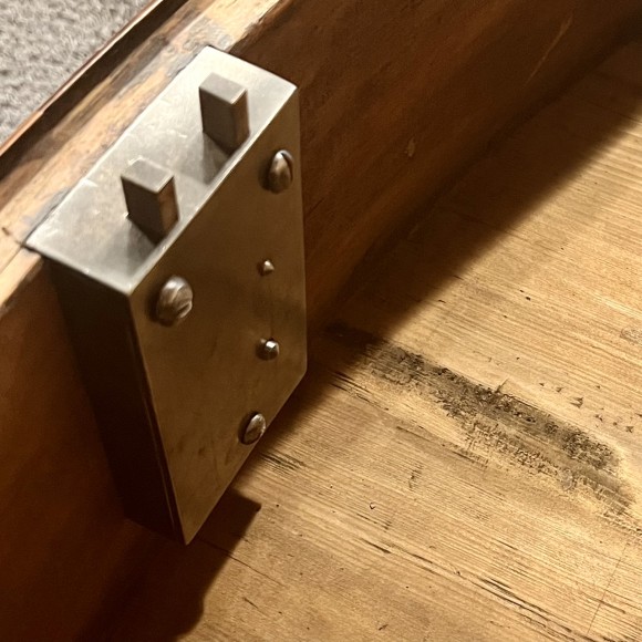 Commode galbée Sur 3 faces exceptionnel décor géom – Image 5