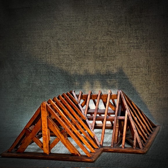 Charpente Maquette de compagnonnage XIX ème – Image 2