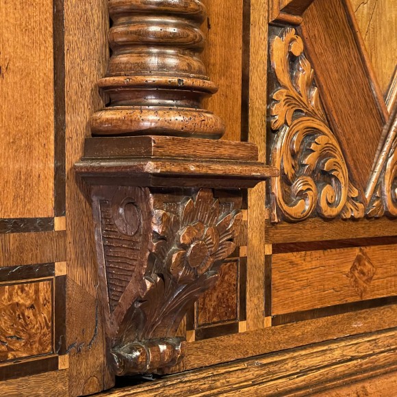 Armoire à 3 colonnes Renaissance alsacienne – Image 4