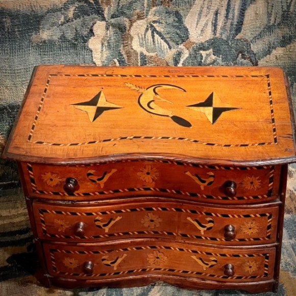 commode de Maîtrise Art Populaire Sud de l’Alsace – Image 2