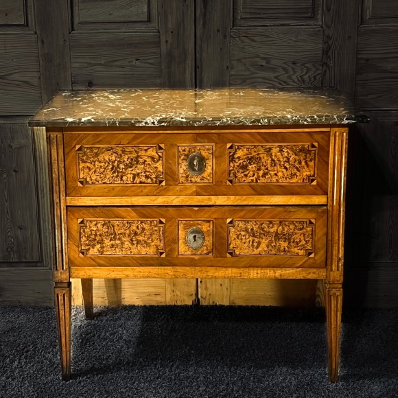 Commode marquetée Louis XVI Alsace – Image 2