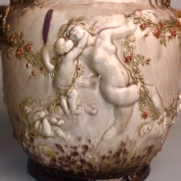 Vase par Joseph Chéret et Théodore Deck 1823-1891 – Image 4