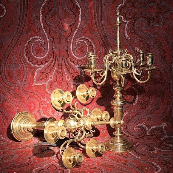 Barbedienne Paire de Chandeliers 6 feux – Image 3