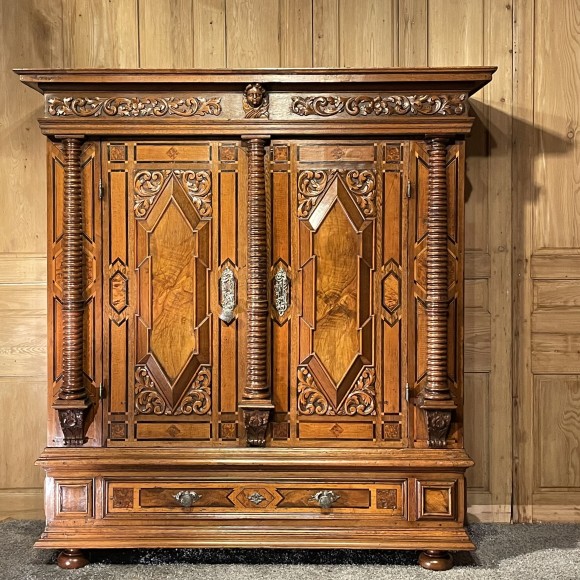 Armoire à 3 colonnes Renaissance alsacienne – Image 5