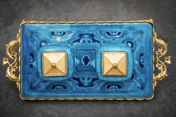 ENCRIER DOUBLE THEODORE DECK (1823-1891) – Image 4