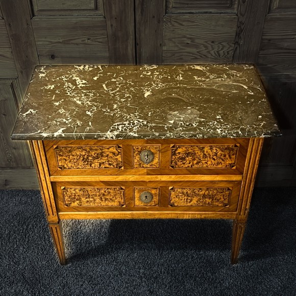 Commode marquetée Louis XVI Alsace – Image 7
