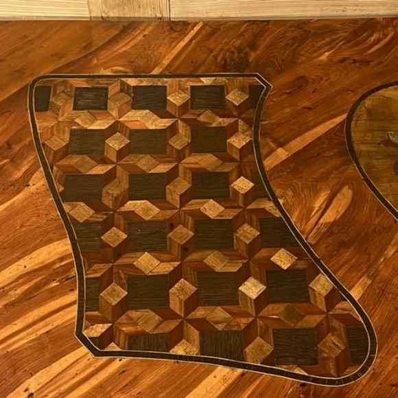 Commode galbée Sur 3 faces exceptionnel décor géom – Image 6