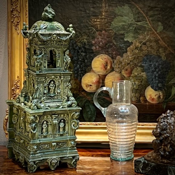 Maquette de poêle en faïence XIX ème – Image 3