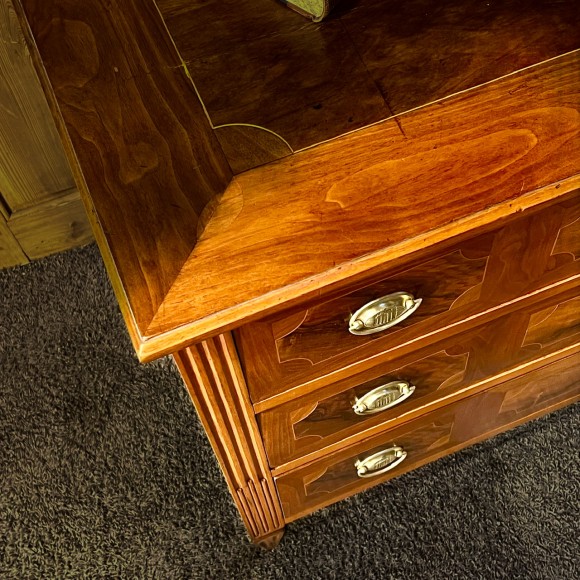 Commode Alsacienne Louis XVI Marqueterie de noyer – Image 4