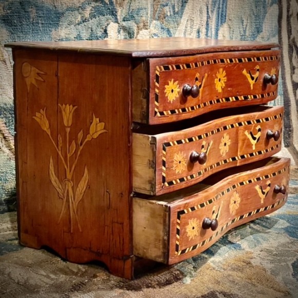 commode de Maîtrise Art Populaire Sud de l’Alsace – Image 5