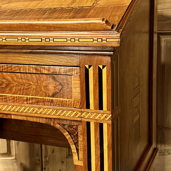 Secretaire marqueté noyer 18 ème – Image 5