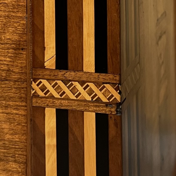 Secretaire marqueté noyer 18 ème – Image 7