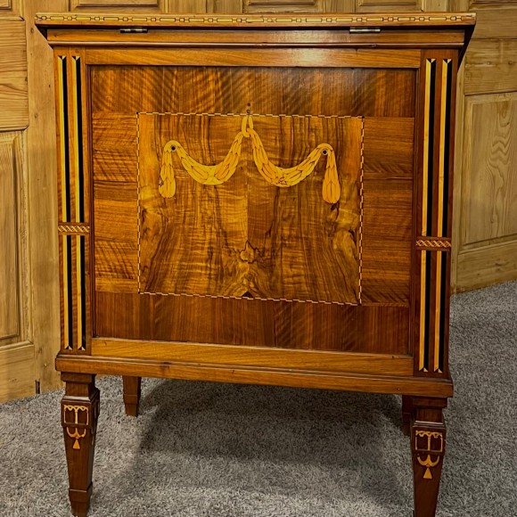 Secretaire marqueté noyer 18 ème – Image 2