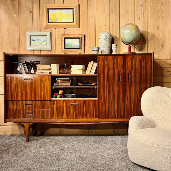 Buffet Vintage Palissandre vers 1960 – Image 7