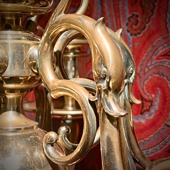 Barbedienne Paire de Chandeliers 6 feux – Image 5