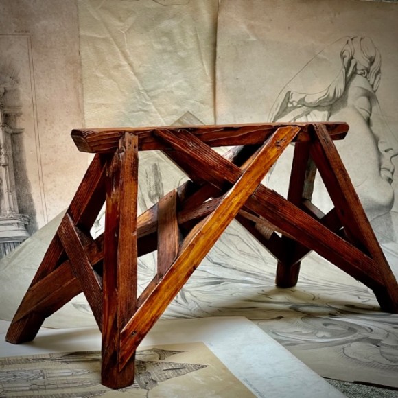 Maquette de tréteaux compagnonnage XIX ème – Image 2