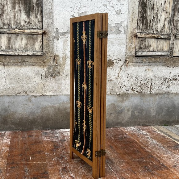 Paravent 4 vantaux vintage années 1960 – Image 5