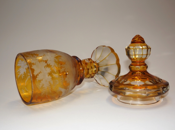 Pokal cristal de bohème gravé – Image 5