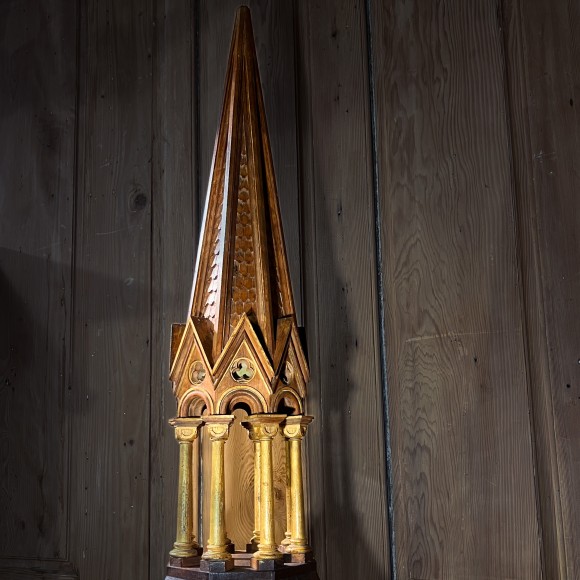 Décor Architectural Maquette De Clocher 19 ème – Image 7