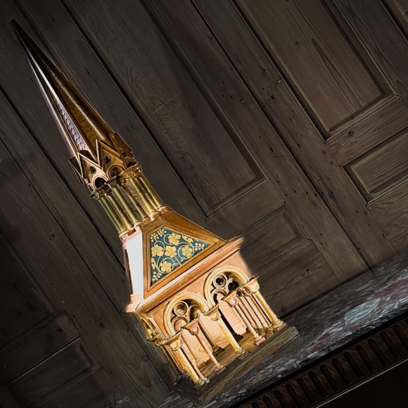 Décor Architectural Maquette De Clocher 19 ème – Image 6