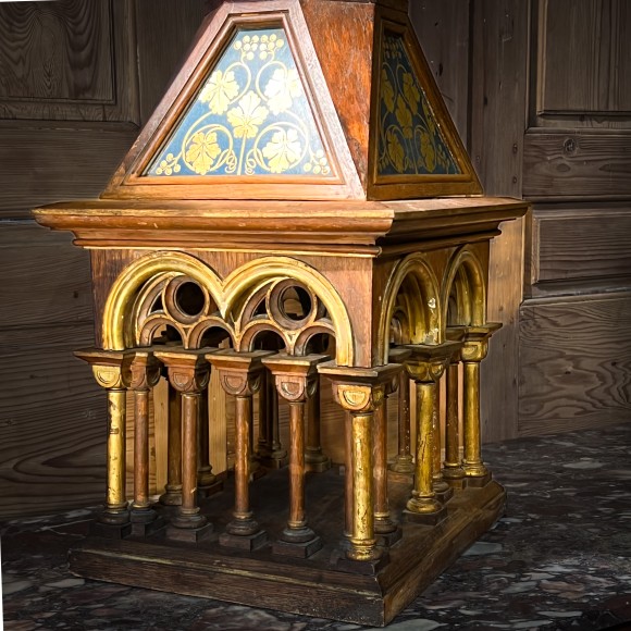 Décor Architectural Maquette De Clocher 19 ème – Image 3