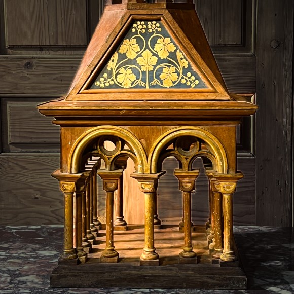 Décor Architectural Maquette De Clocher 19 ème – Image 2