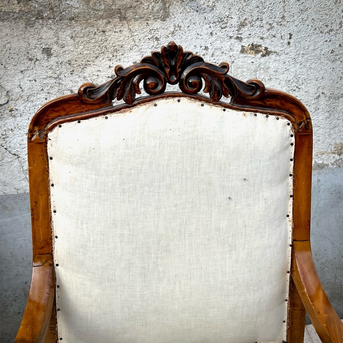 Paire De Fauteuils à Crosse En Fruitier XIX ème – Image 2