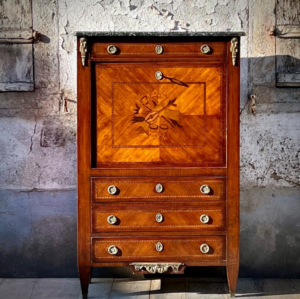 Secrétaire Marqueté Style Louis XVI – Image 3