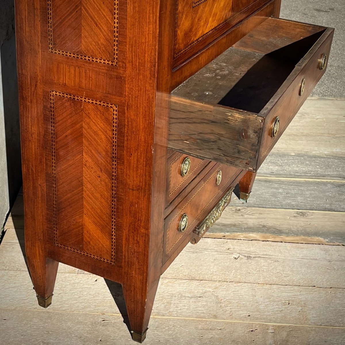 Secrétaire Marqueté Style Louis XVI – Image 6