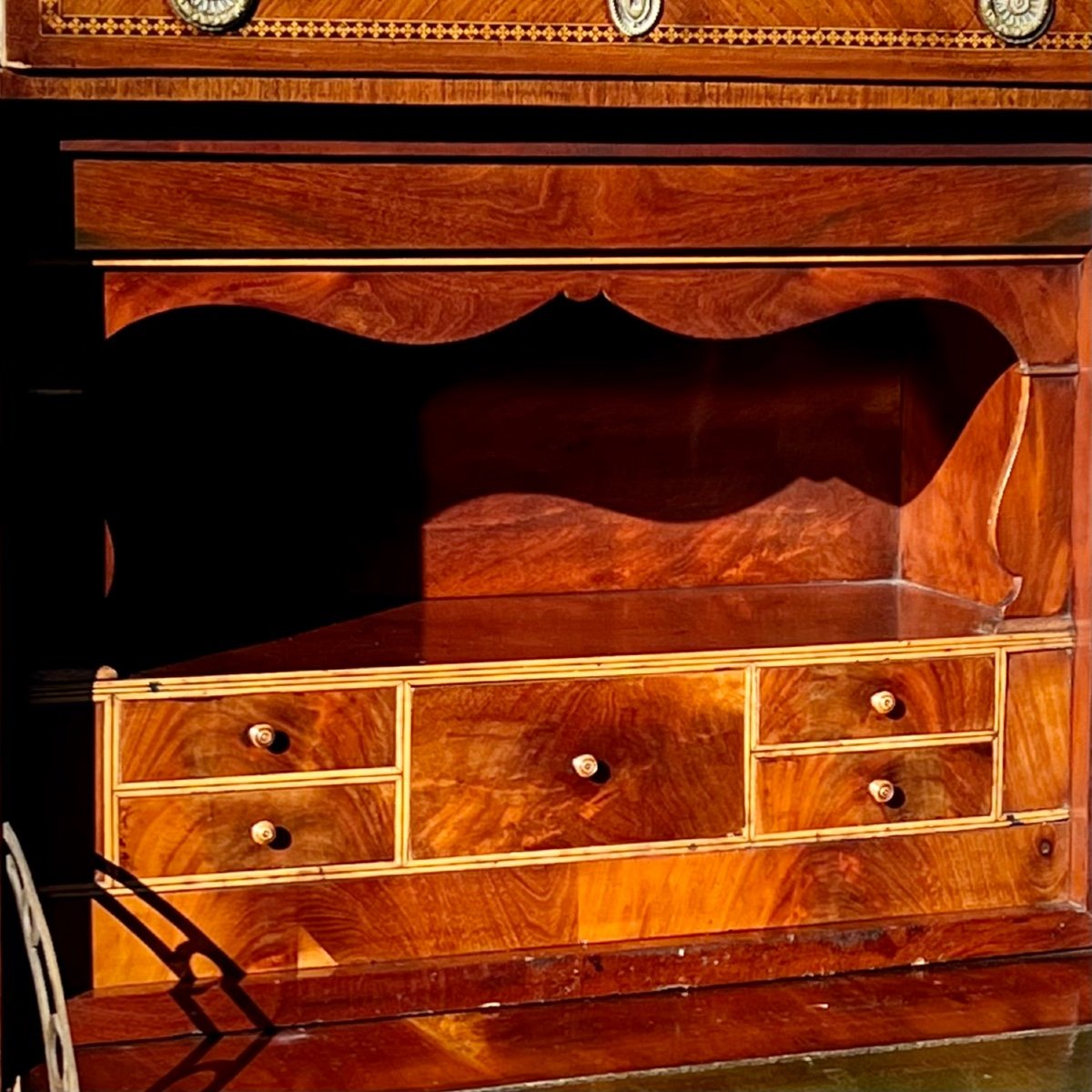 Secrétaire Marqueté Style Louis XVI – Image 8