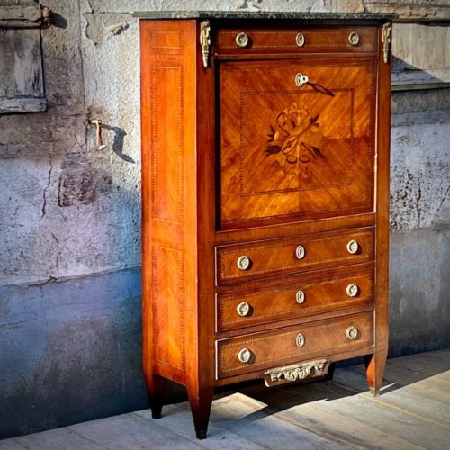 Secrétaire Marqueté Style Louis XVI