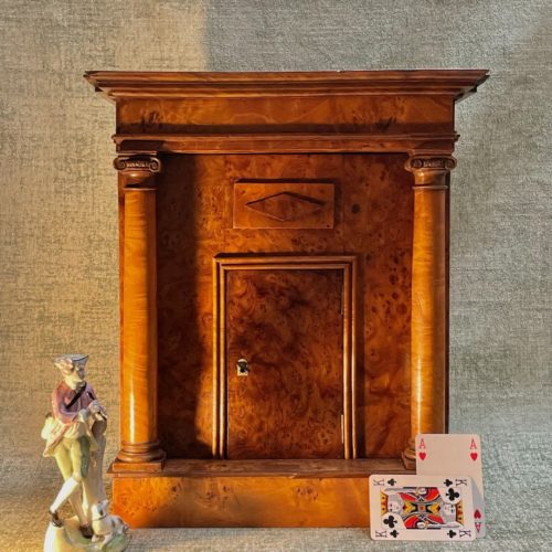 Travail De Compagnonnage Coffret Avec Architecture Façade Et Porte XIX ème