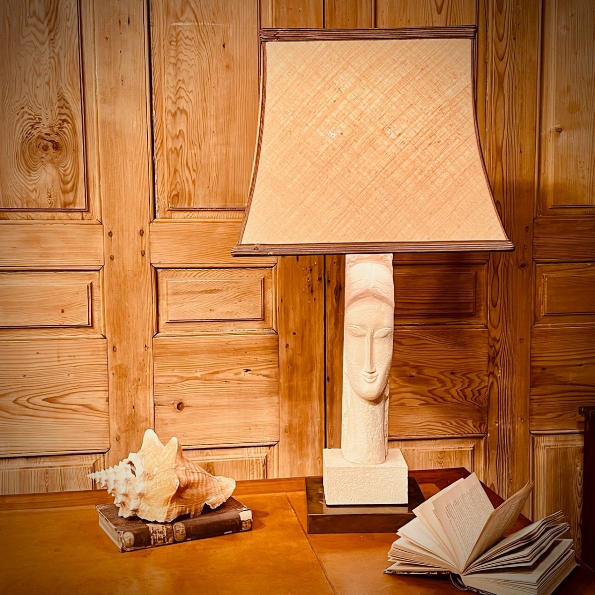 Lampe Présentoir en bronze Pour Sculpture ou objet – Image 4