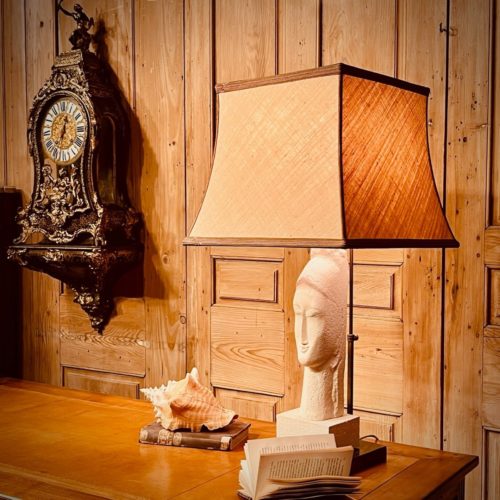 Lampe Présentoir en bronze Pour Sculpture ou objet