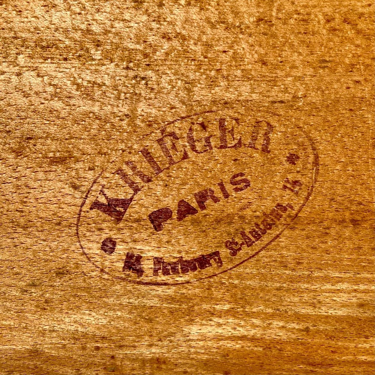 Table Noyer Ovale à 5 Rallonges Signée Krieger Paris – Image 4