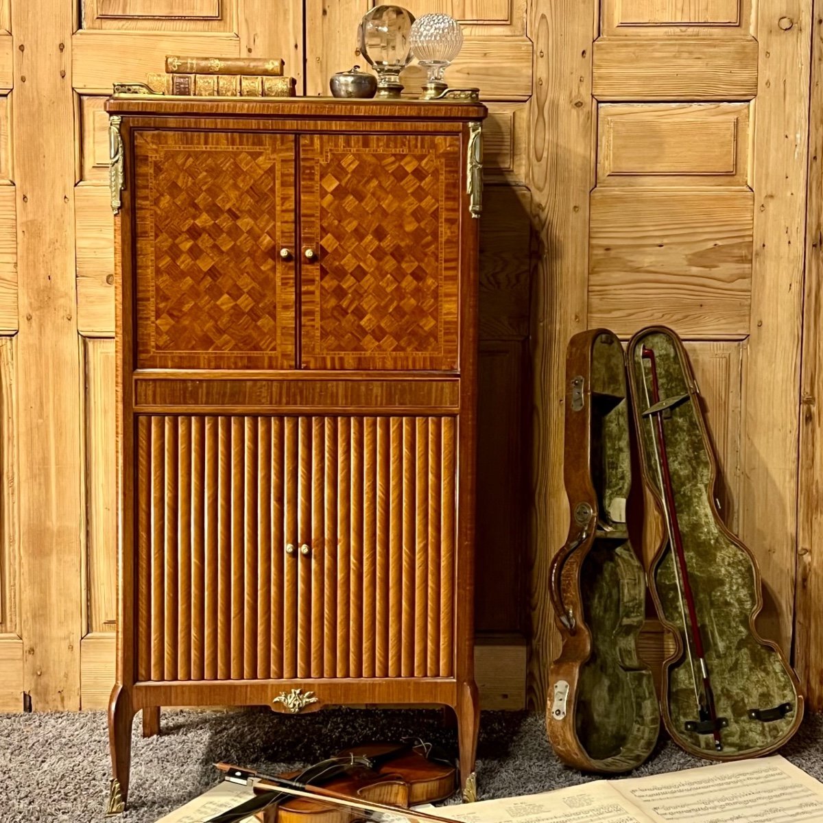 Meuble à Partitions De Musique En Marqueterie – Image 2