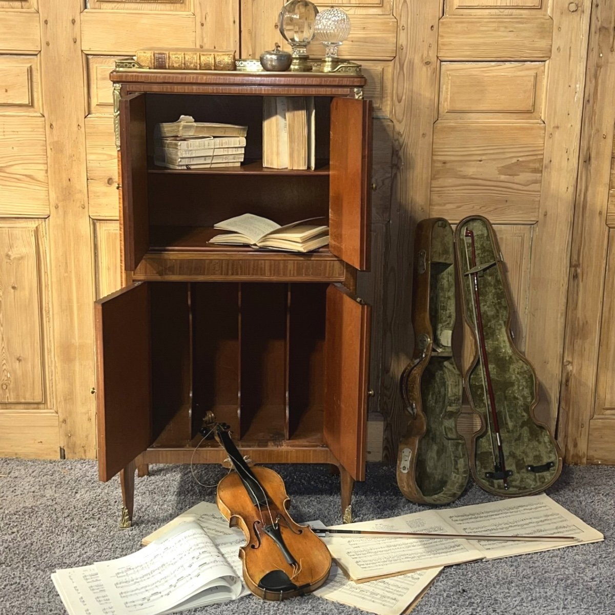 Meuble à Partitions De Musique En Marqueterie – Image 4