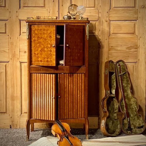 Meuble à Partitions De Musique En Marqueterie