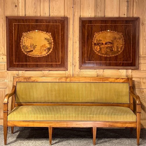 Banquette Directoire Noyer
