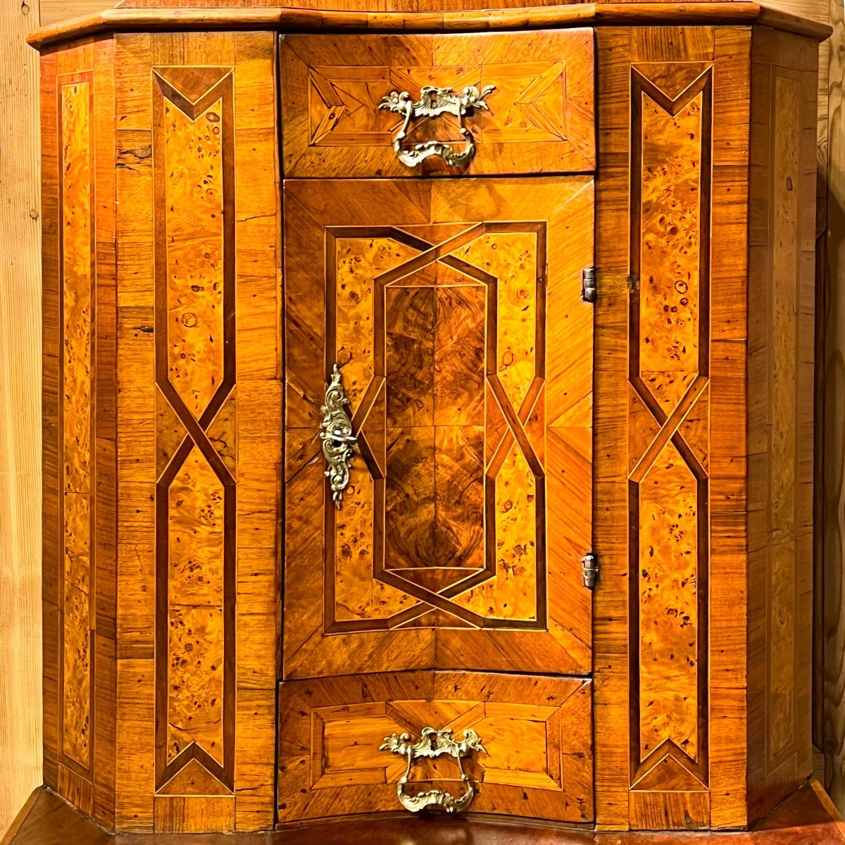 Oratoire Marqueté Noyer Vienne 18 ème – Image 6
