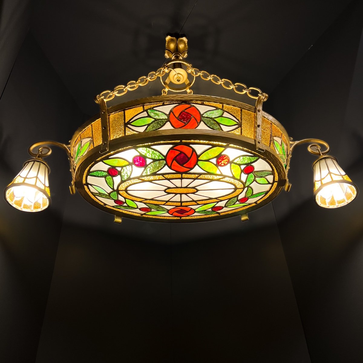 Lustre Vitrail Art Déco – Image 2