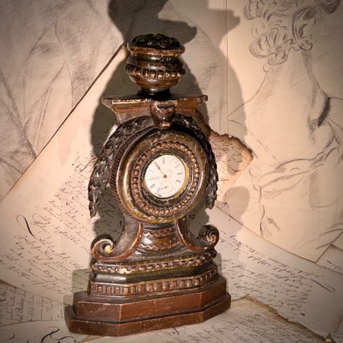 Porte-montre Bois Sculpté Louis XVI