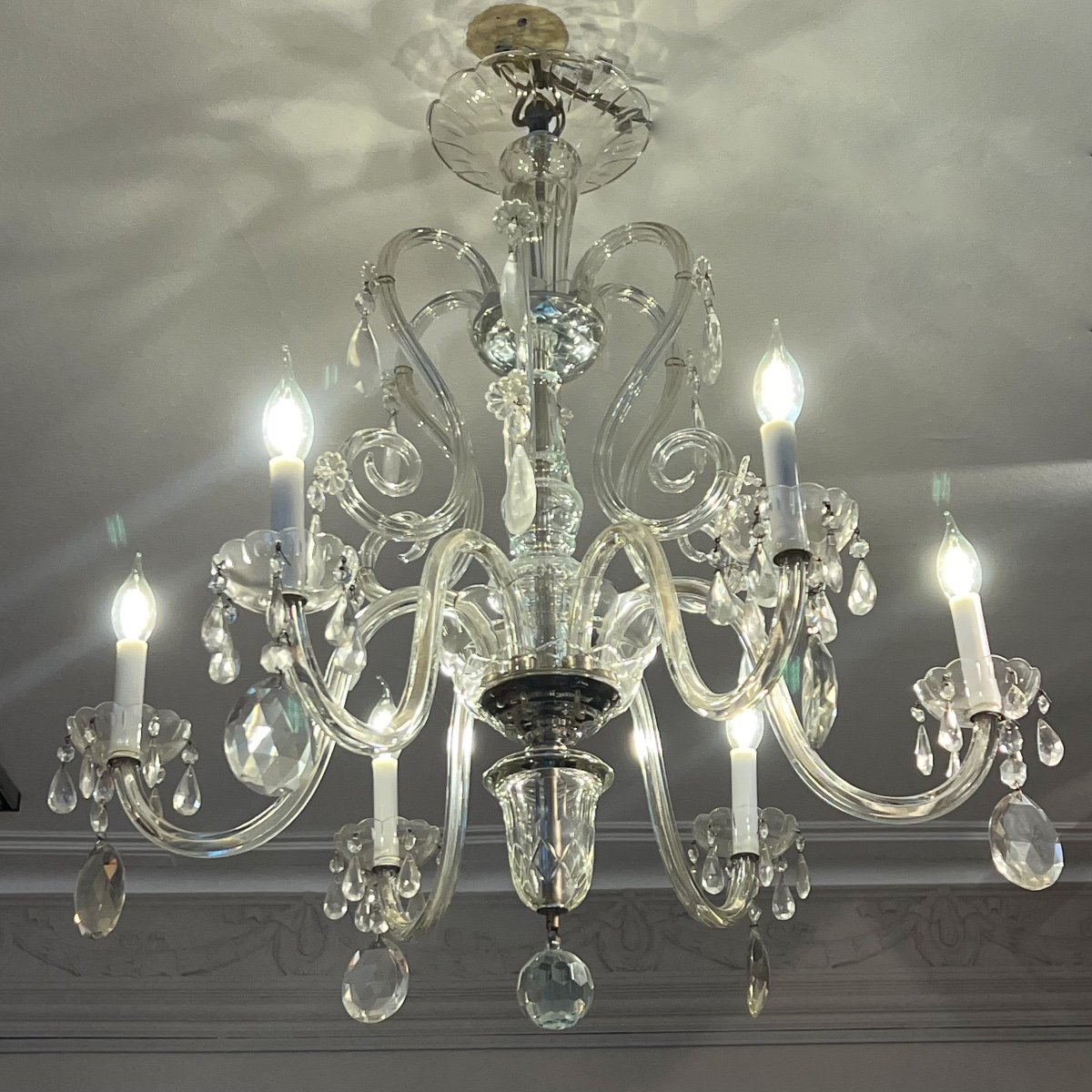 Lustre Verre De Murano Années 1950 – Image 4