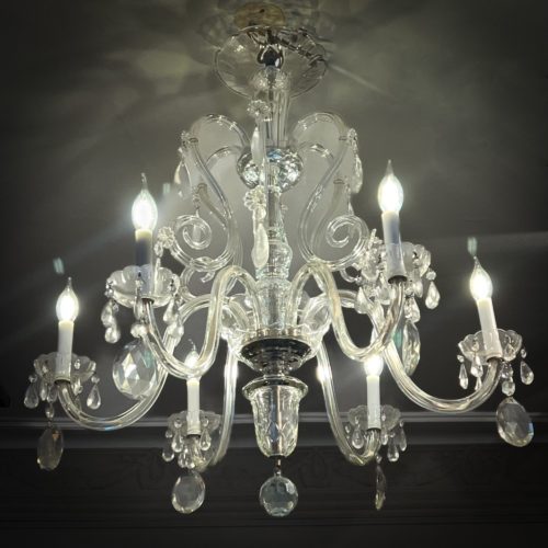 Lustre Verre De Murano Années 1950