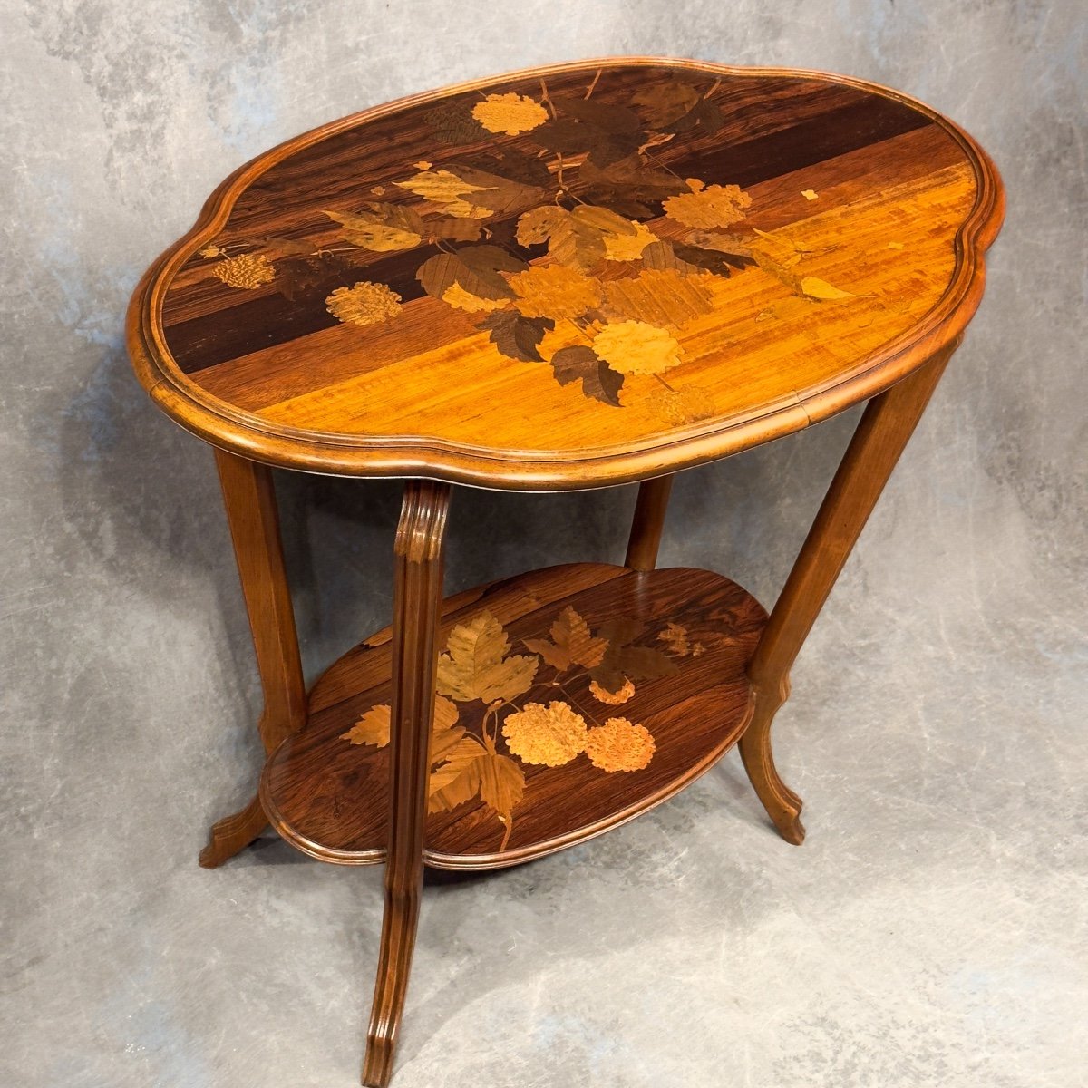 Table à Thé Marqueterie Emile Gallé – Image 2