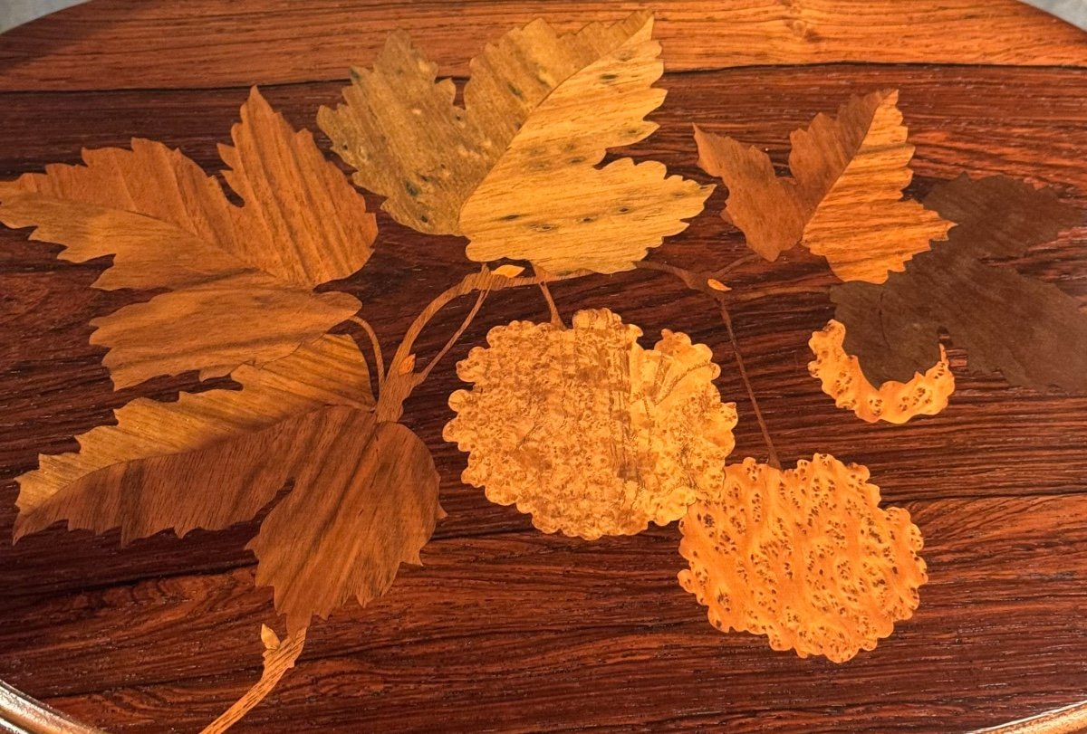 Table à Thé Marqueterie Emile Gallé – Image 5