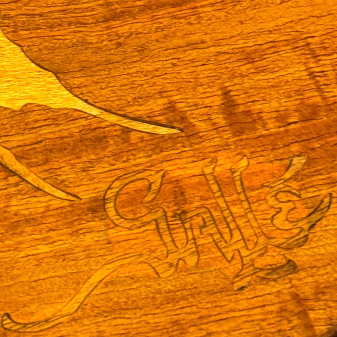 Table à Thé Marqueterie Emile Gallé – Image 6