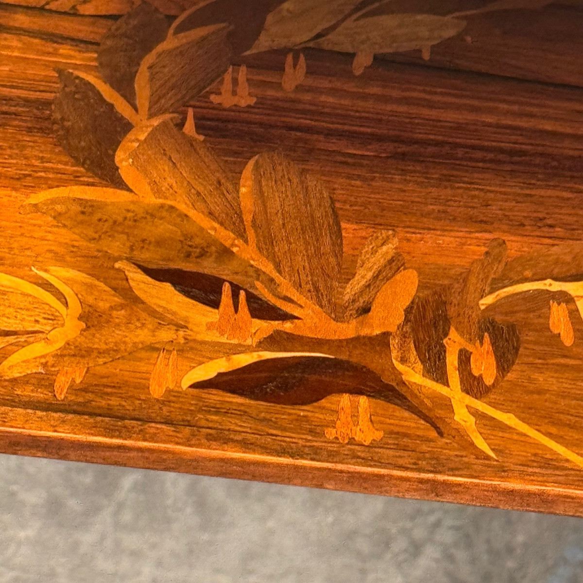 Tables Gigognes émile Gallé Marqueterie – Image 4