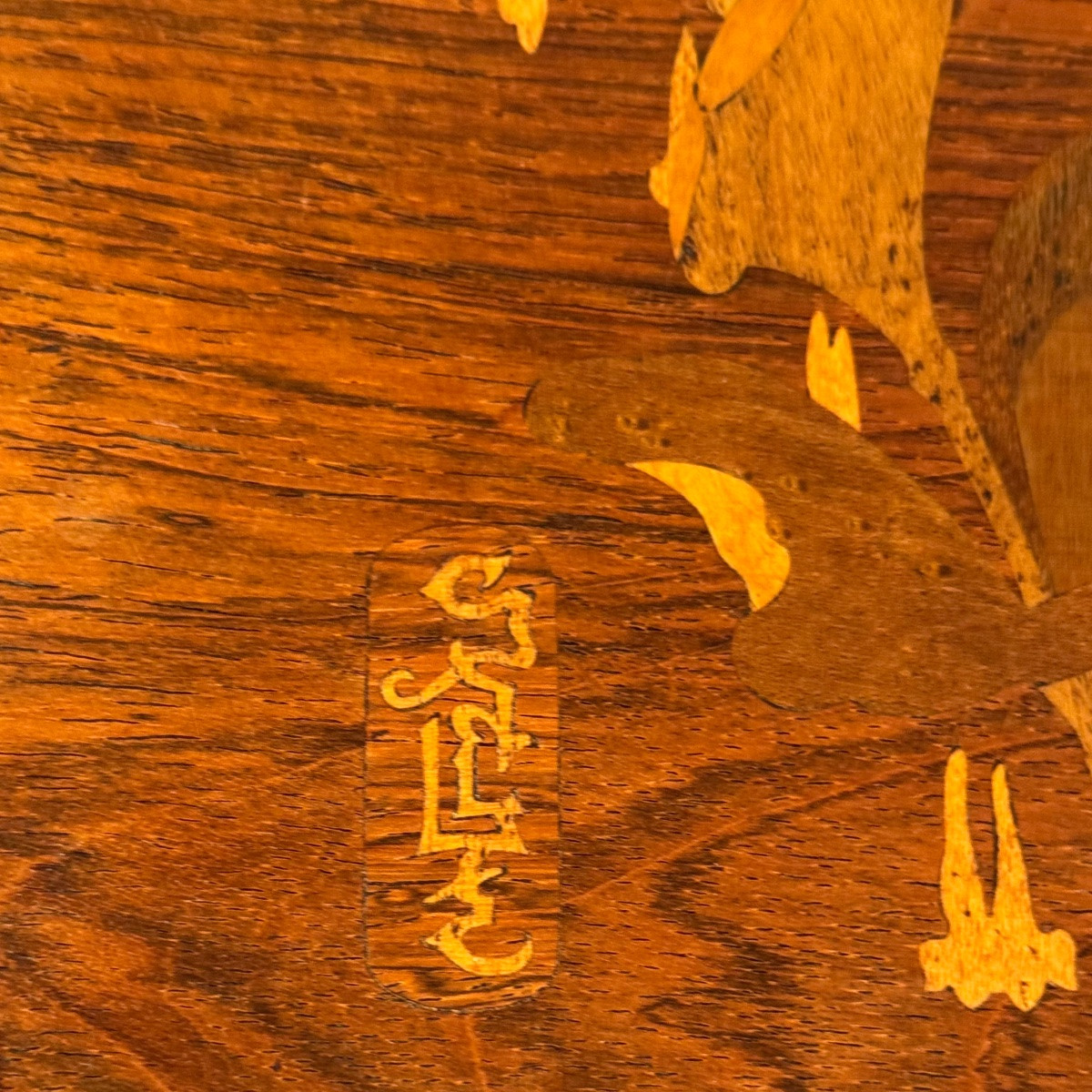 Tables Gigognes émile Gallé Marqueterie – Image 6